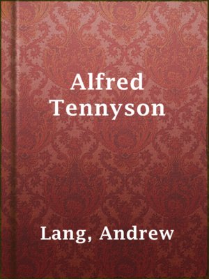 cover image of Alfred Tennyson